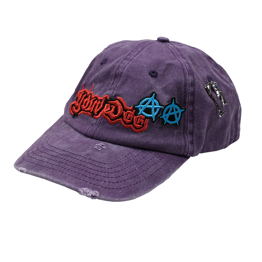 PURPLE PATCHED DESTROY CAP